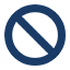 Zero cancellation guarantee icon
